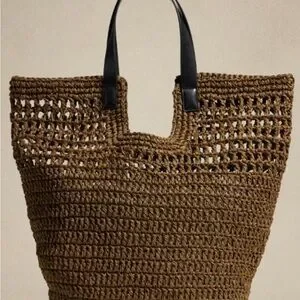 Banana Republic Paper Straw Tote - Thumbnail 3